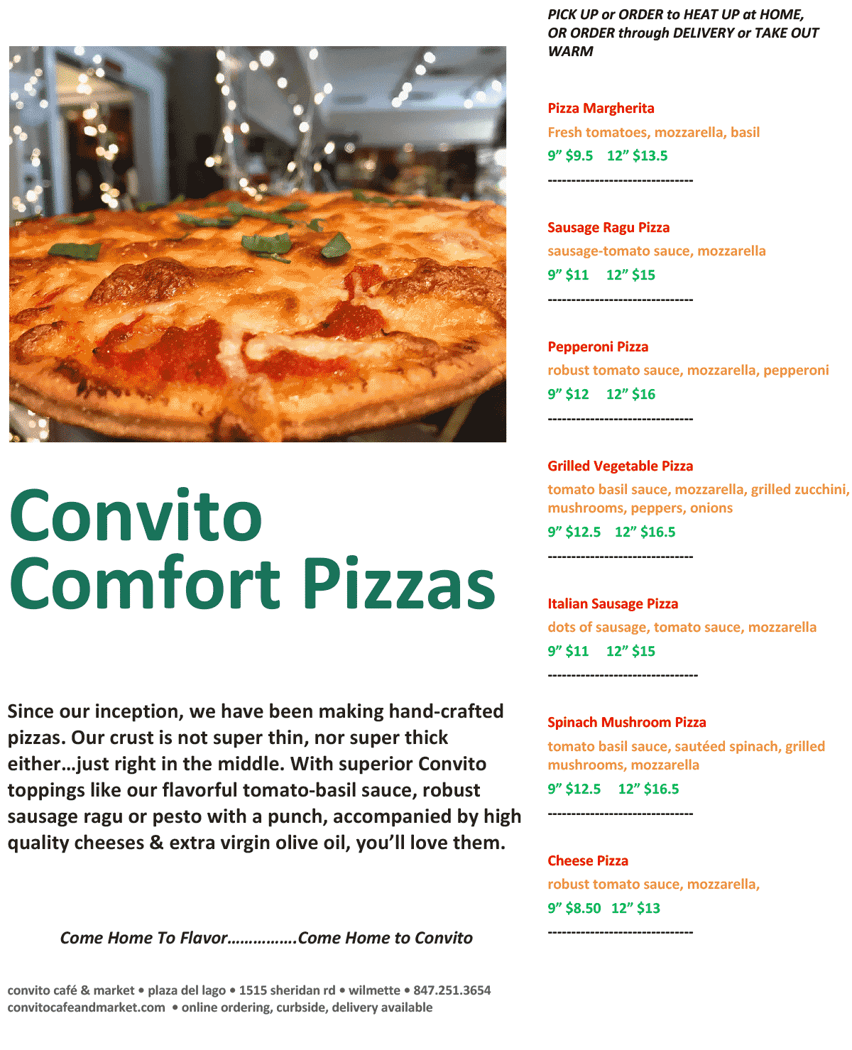 Convito Market Pizza