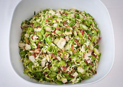 Brussel Sprout Pancetta Salad