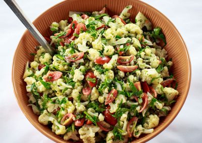 Cauliflower Tomato Caper Salad