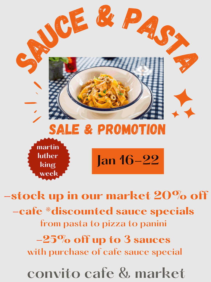 Convito Sauce & Pasta Sale