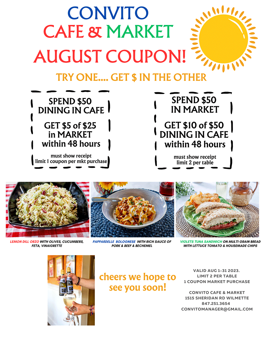 Convito August Coupon