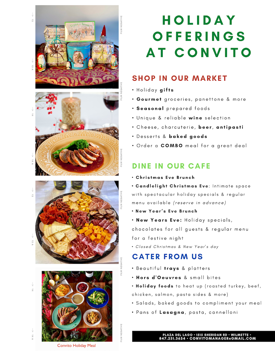 Convito Combo Meal Thanksgiving 2023