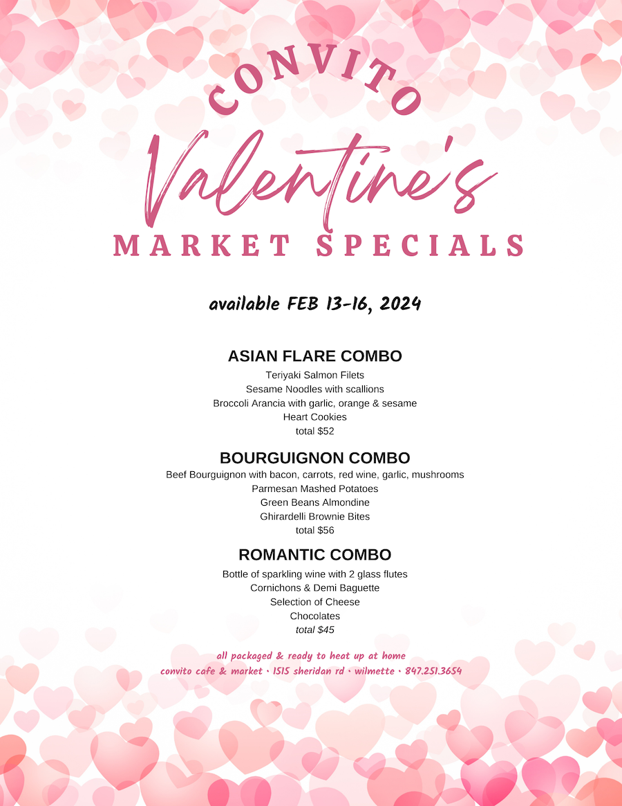 Convito Market Valentines Market Specials 2024