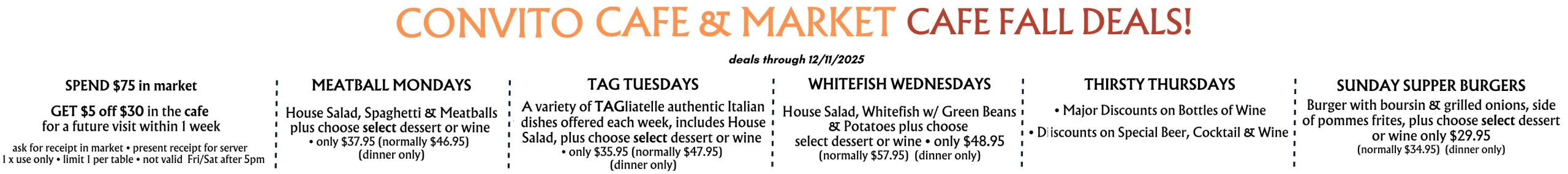 Convito Deals