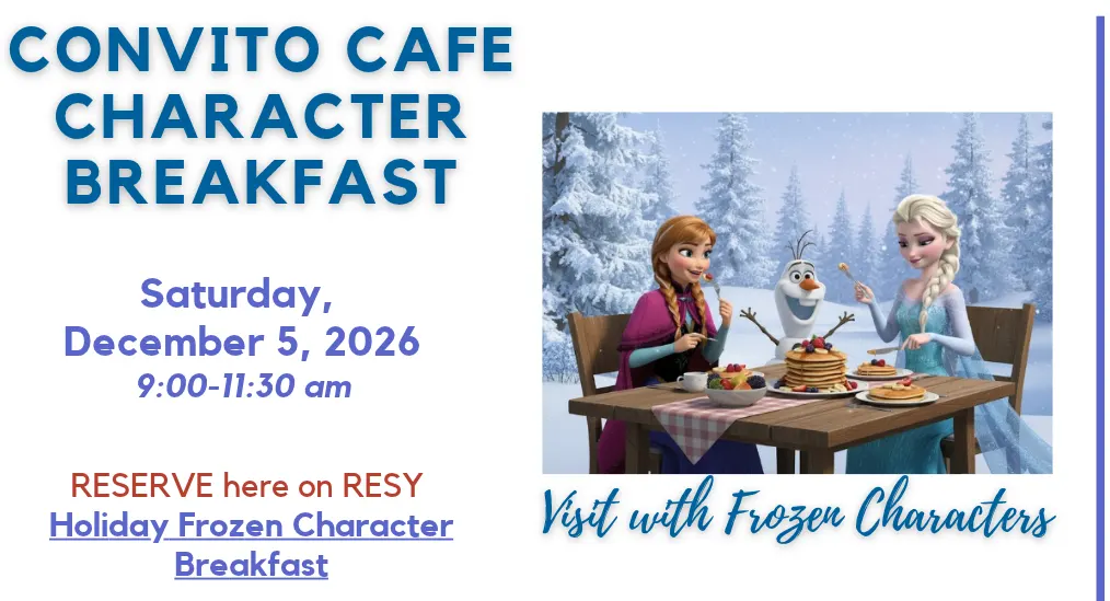 Convito Character Breakfast