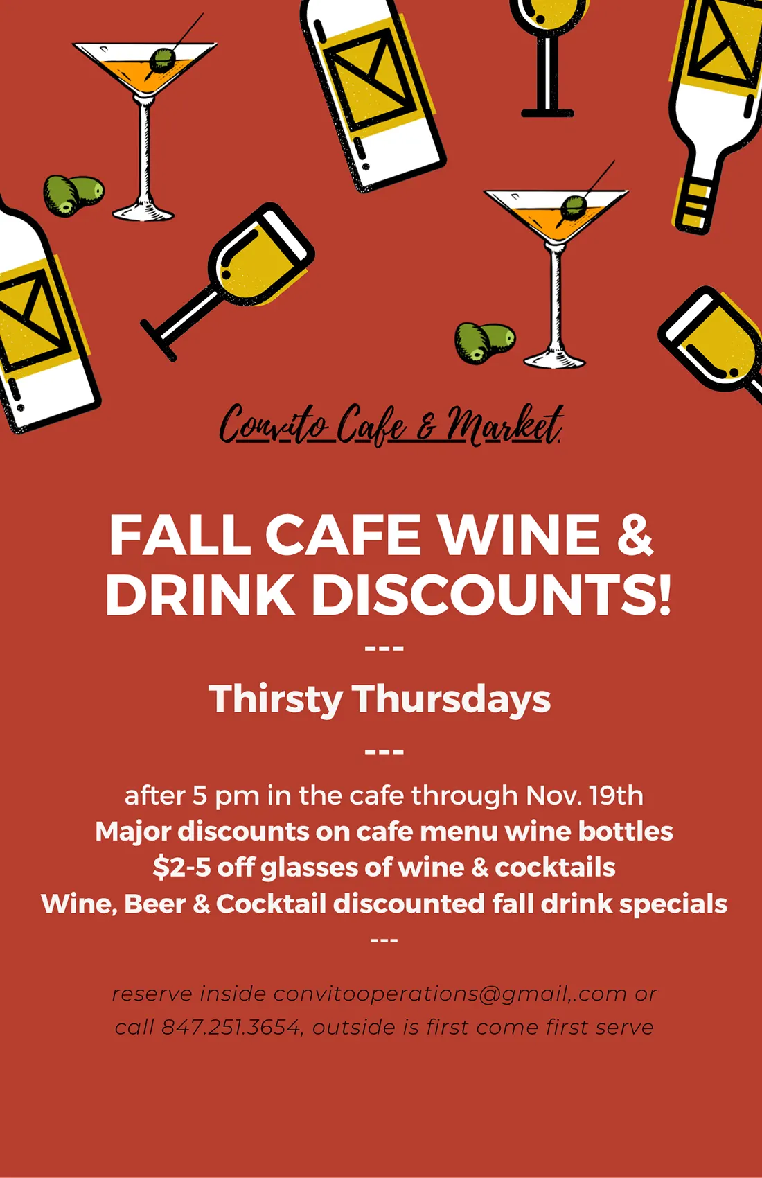 Fall 2026 Thirsty Thursday at Convito